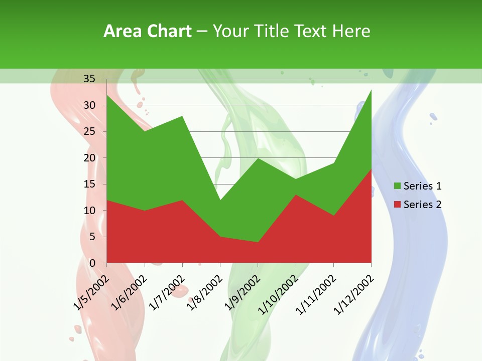Rainbow Art Green PowerPoint Template