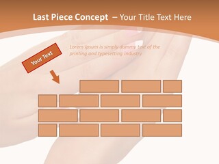 Woman Caucasian Well Being PowerPoint Template