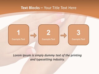 Woman Caucasian Well Being PowerPoint Template