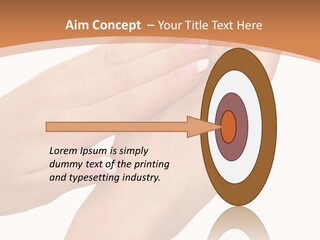 Woman Caucasian Well Being PowerPoint Template