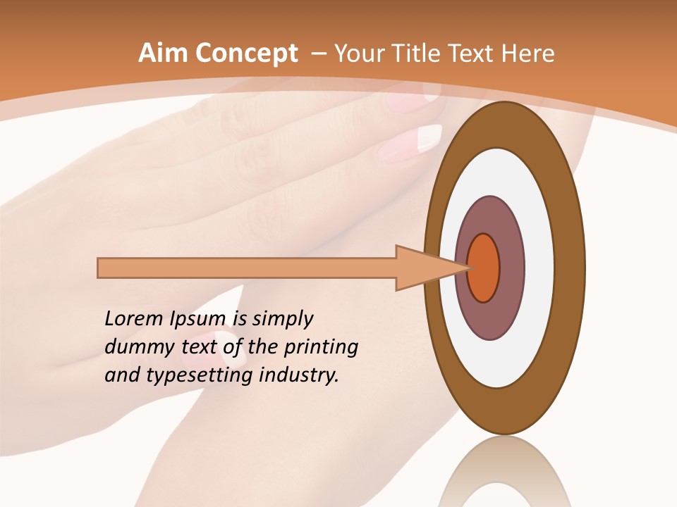 Woman Caucasian Well Being PowerPoint Template