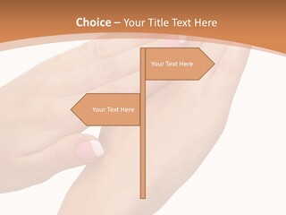 Woman Caucasian Well Being PowerPoint Template