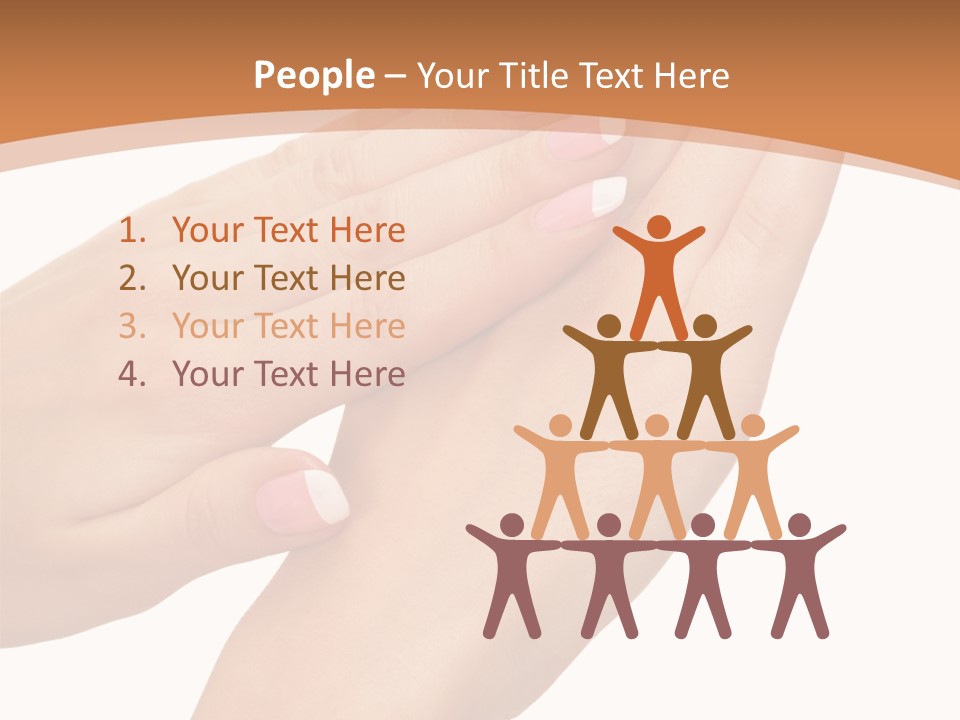 Woman Caucasian Well Being PowerPoint Template