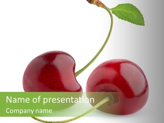 Berry Cherry Juicy PowerPoint Template