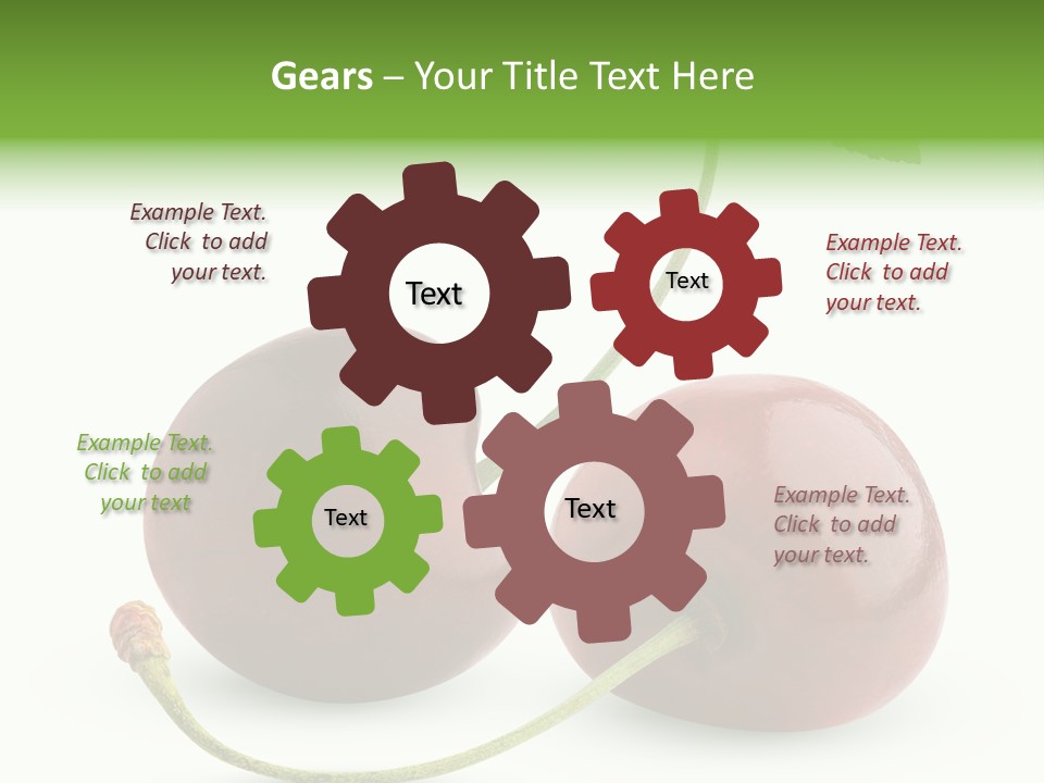 Berry Cherry Juicy PowerPoint Template