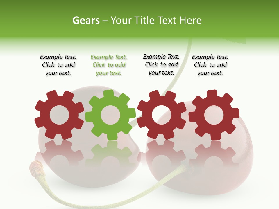 Berry Cherry Juicy PowerPoint Template