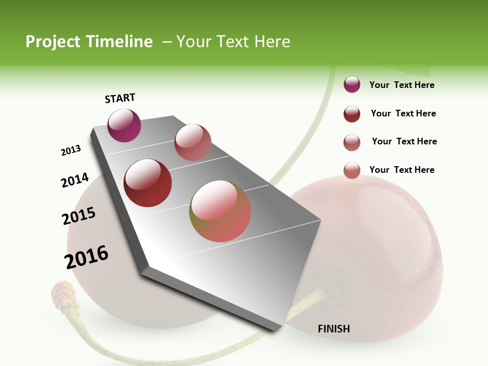 Berry Cherry Juicy PowerPoint Template