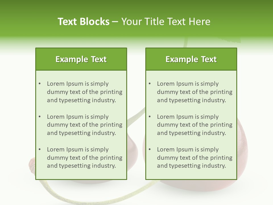 Berry Cherry Juicy PowerPoint Template