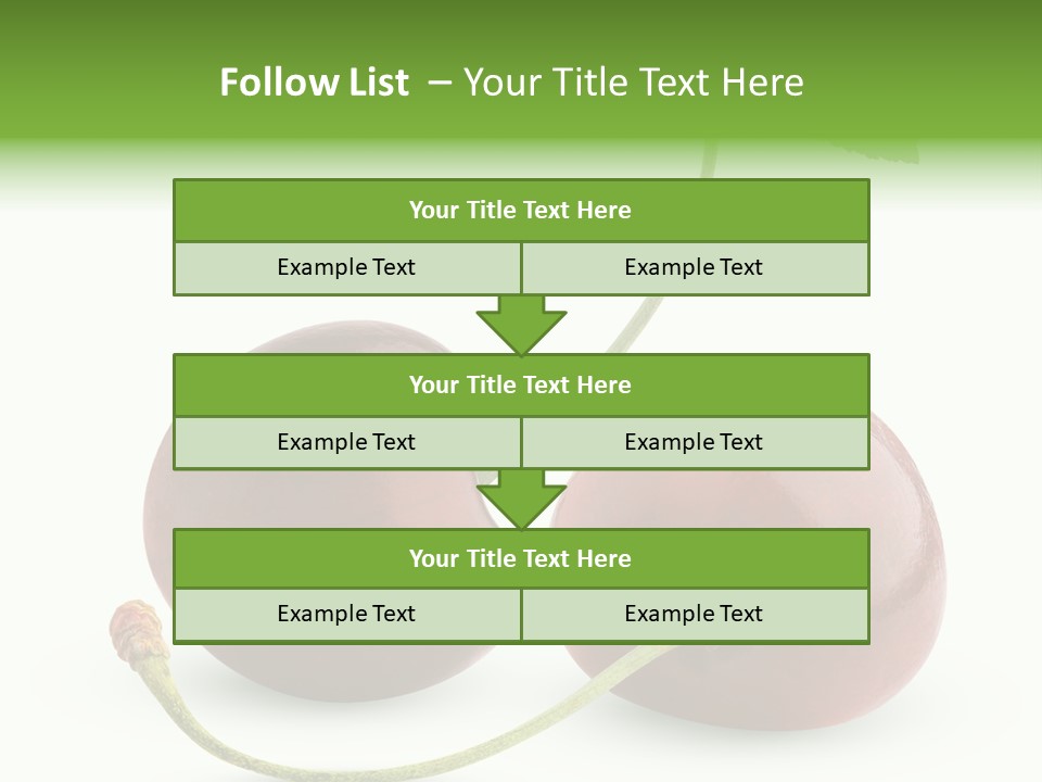 Berry Cherry Juicy PowerPoint Template