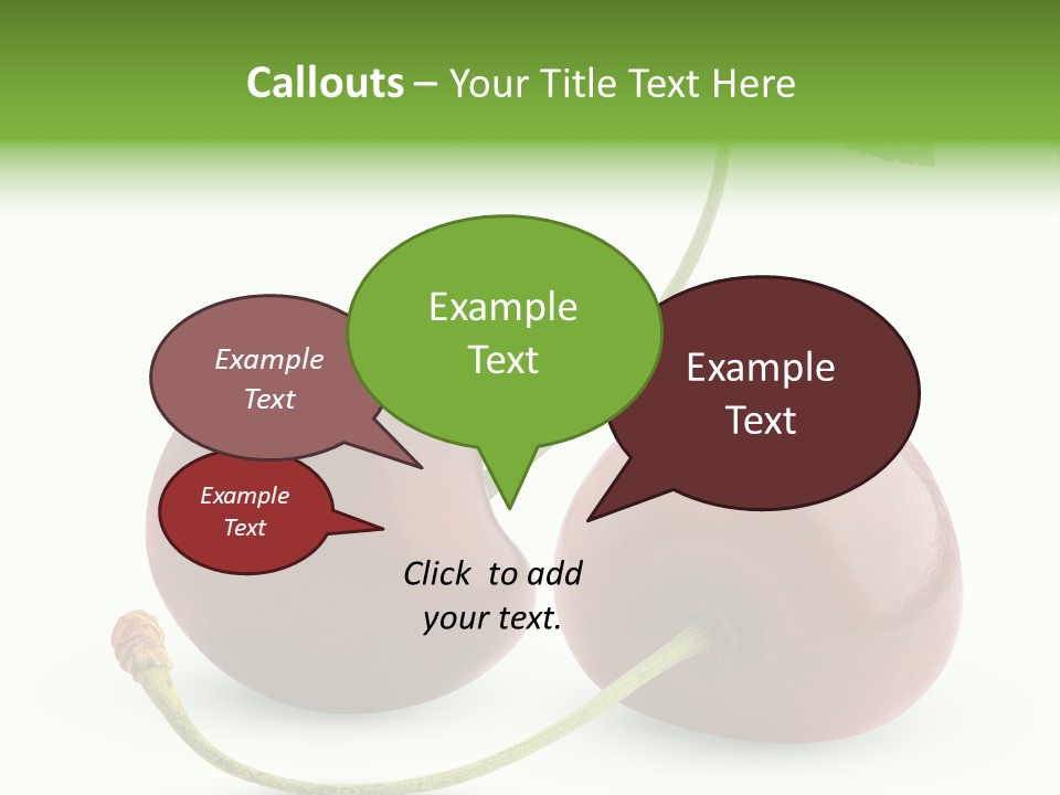 Berry Cherry Juicy PowerPoint Template