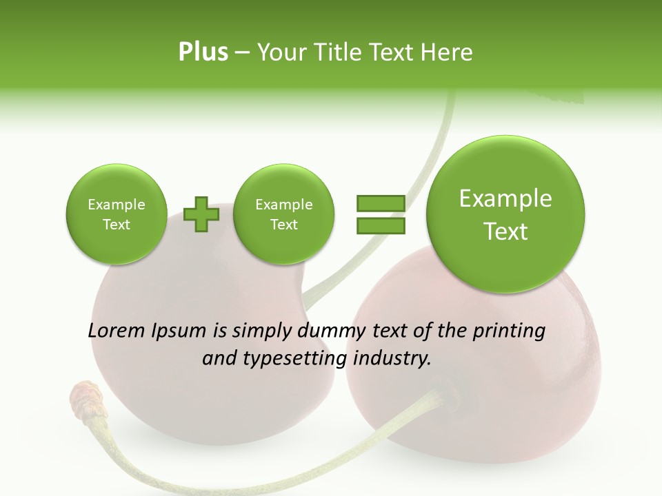 Berry Cherry Juicy PowerPoint Template