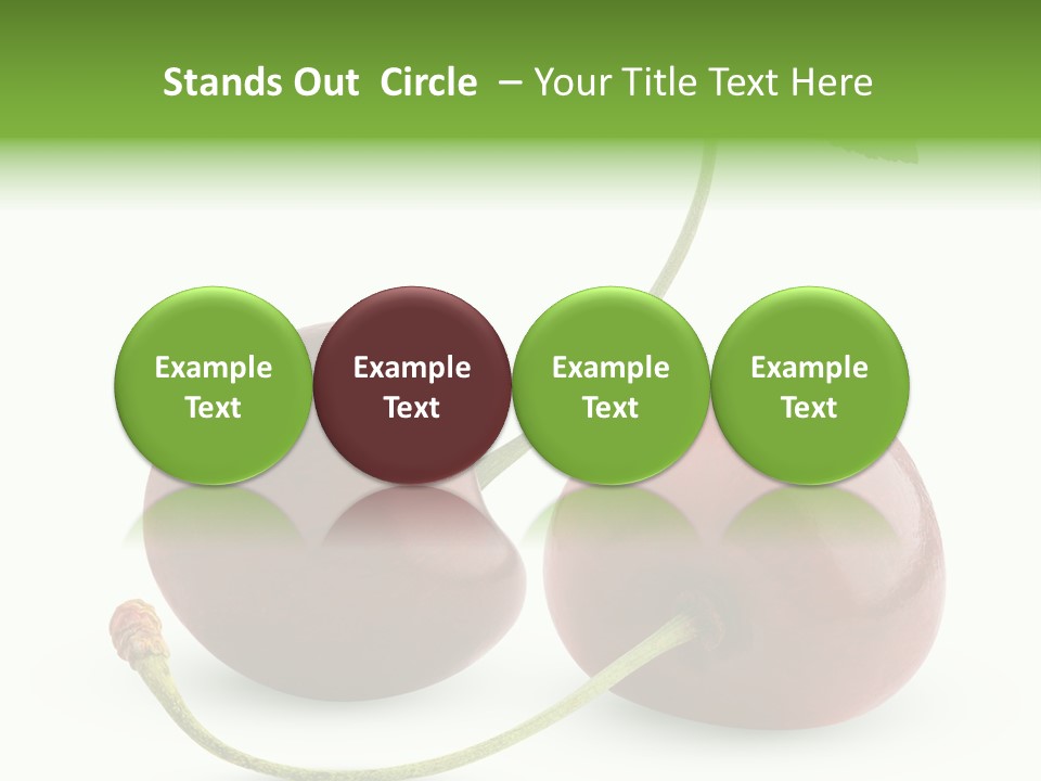 Berry Cherry Juicy PowerPoint Template