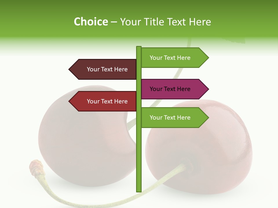 Berry Cherry Juicy PowerPoint Template
