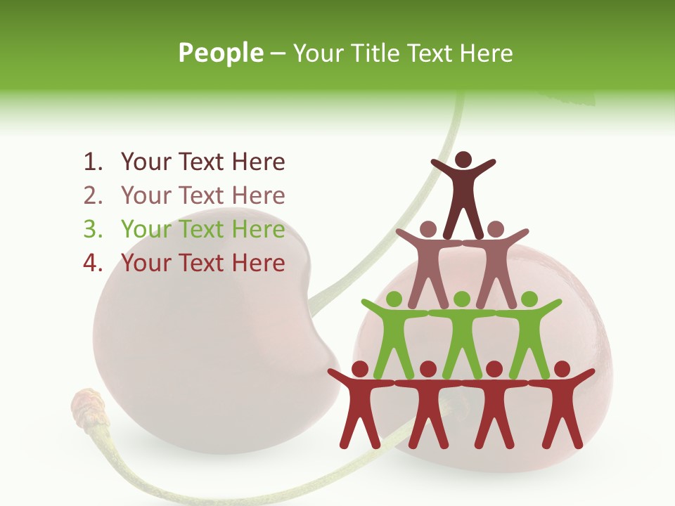 Berry Cherry Juicy PowerPoint Template