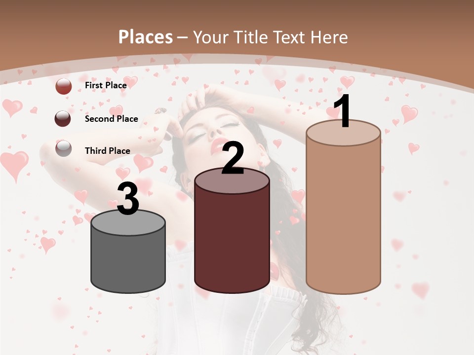 Caucasian Background Round PowerPoint Template