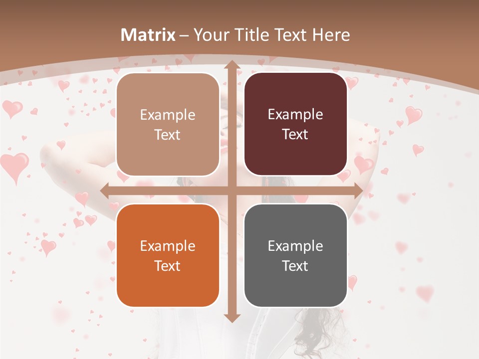 Caucasian Background Round PowerPoint Template