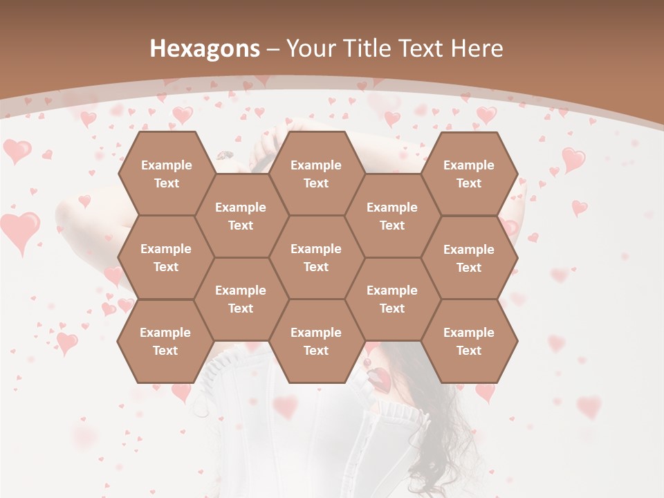 Caucasian Background Round PowerPoint Template