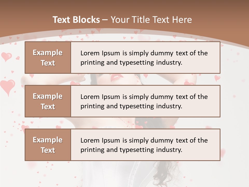 Caucasian Background Round PowerPoint Template