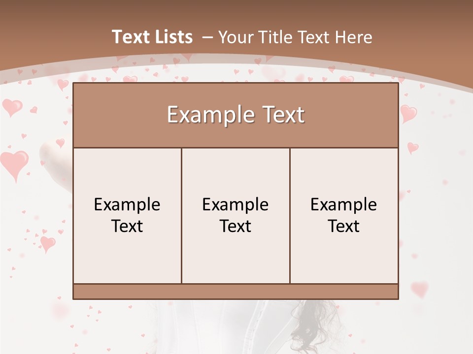 Caucasian Background Round PowerPoint Template