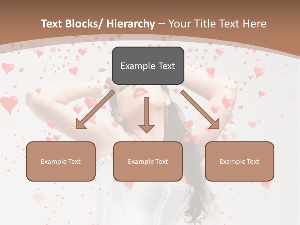 Caucasian Background Round PowerPoint Template