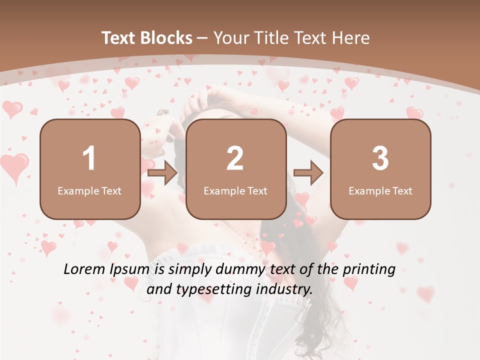 Caucasian Background Round PowerPoint Template