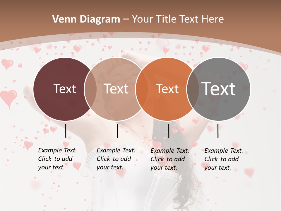Caucasian Background Round PowerPoint Template