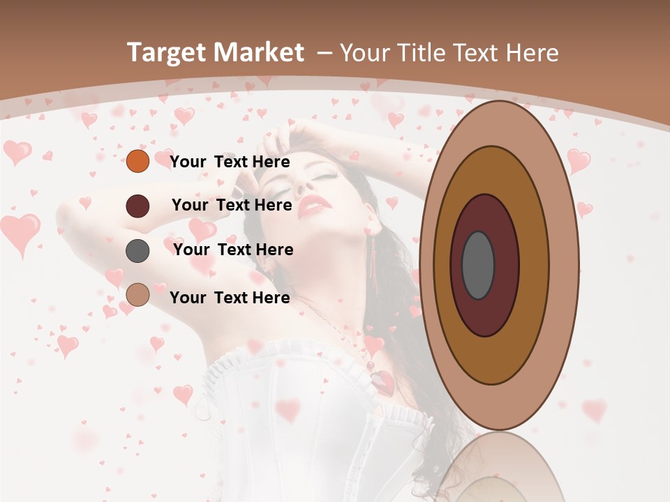 Caucasian Background Round PowerPoint Template