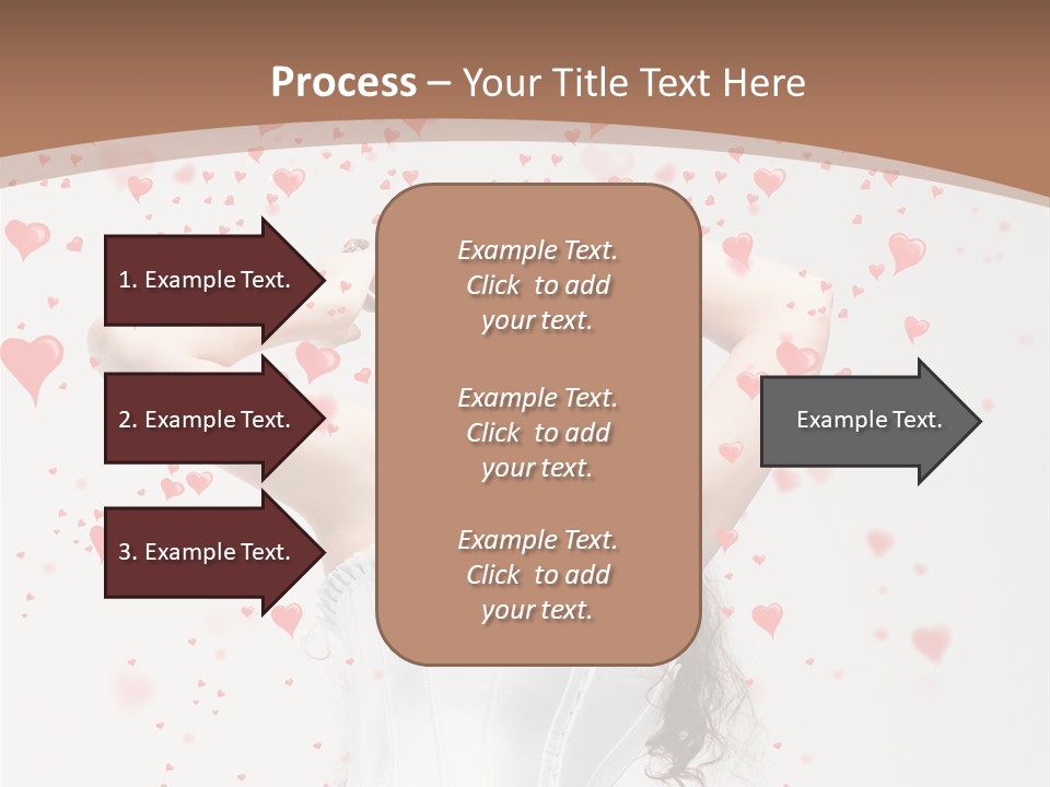 Caucasian Background Round PowerPoint Template