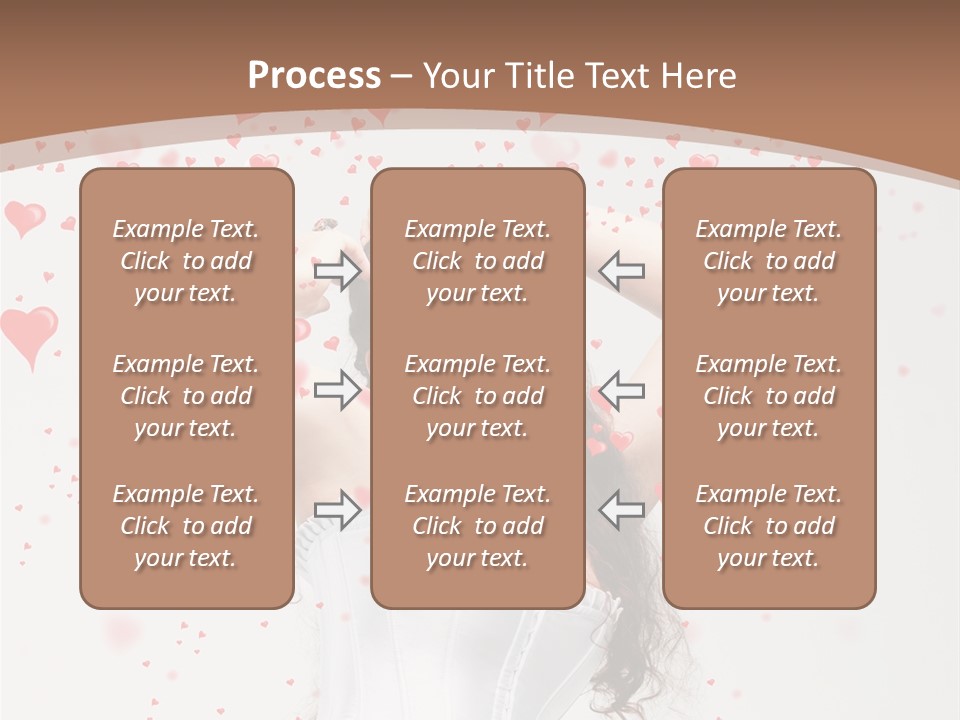 Caucasian Background Round PowerPoint Template