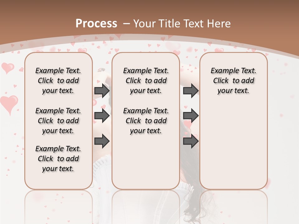 Caucasian Background Round PowerPoint Template