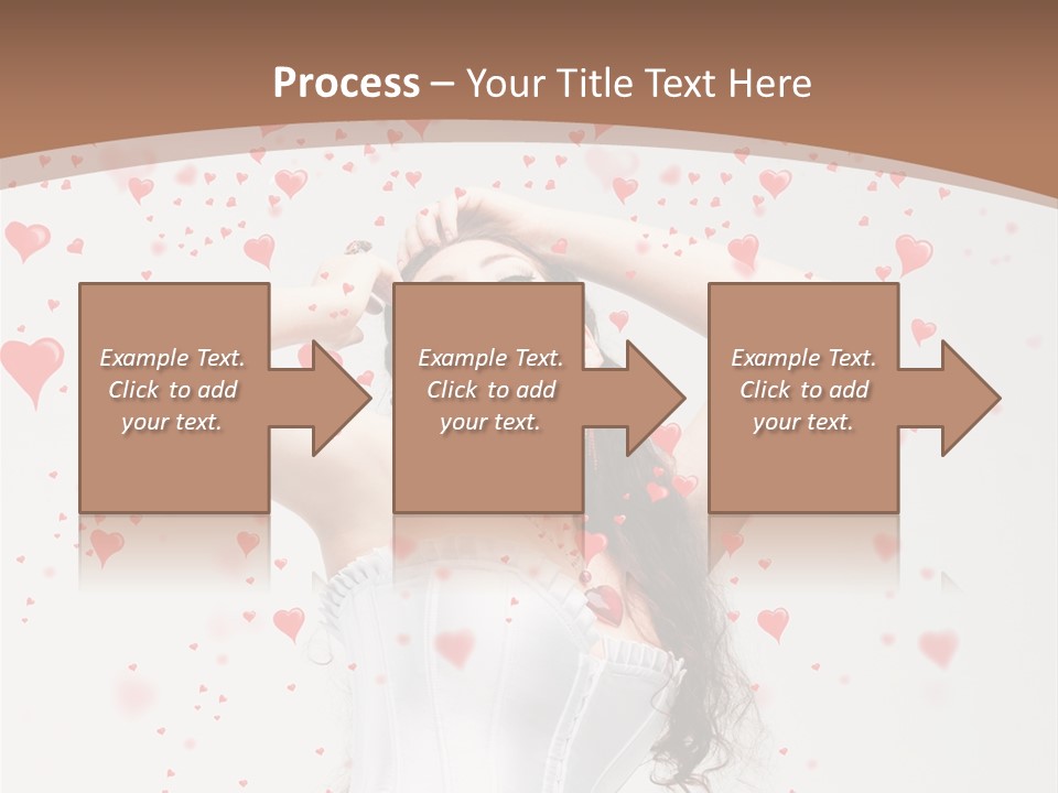 Caucasian Background Round PowerPoint Template