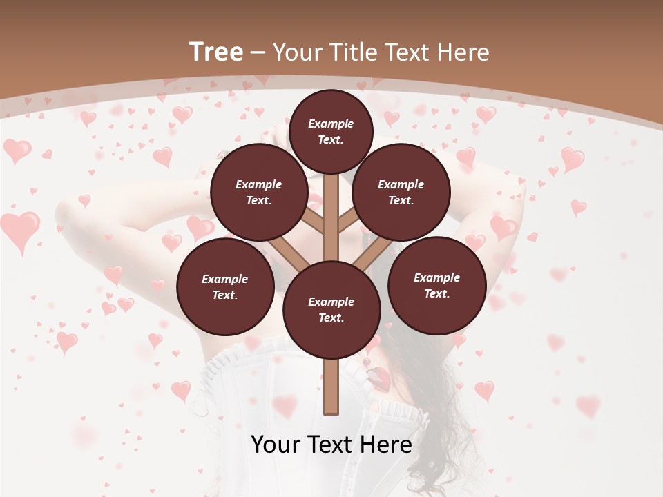 Caucasian Background Round PowerPoint Template