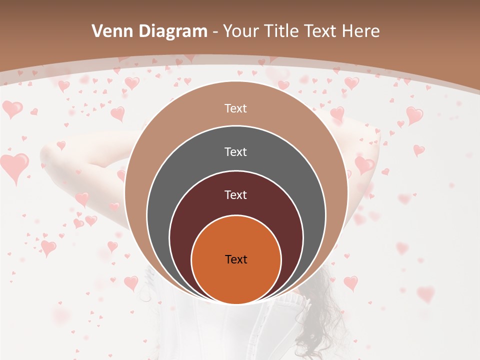 Caucasian Background Round PowerPoint Template