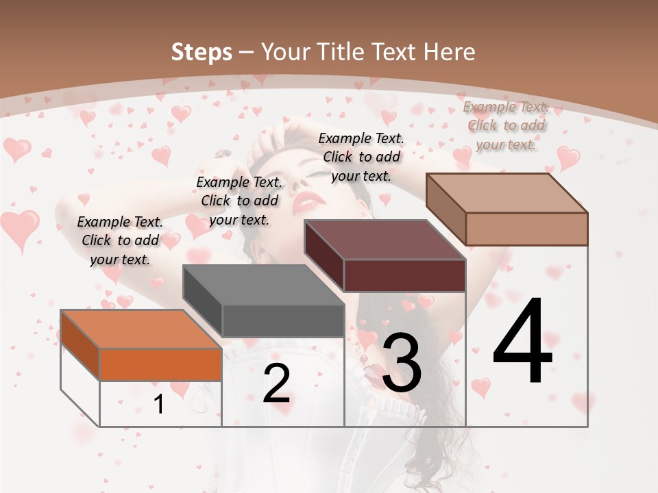 Caucasian Background Round PowerPoint Template