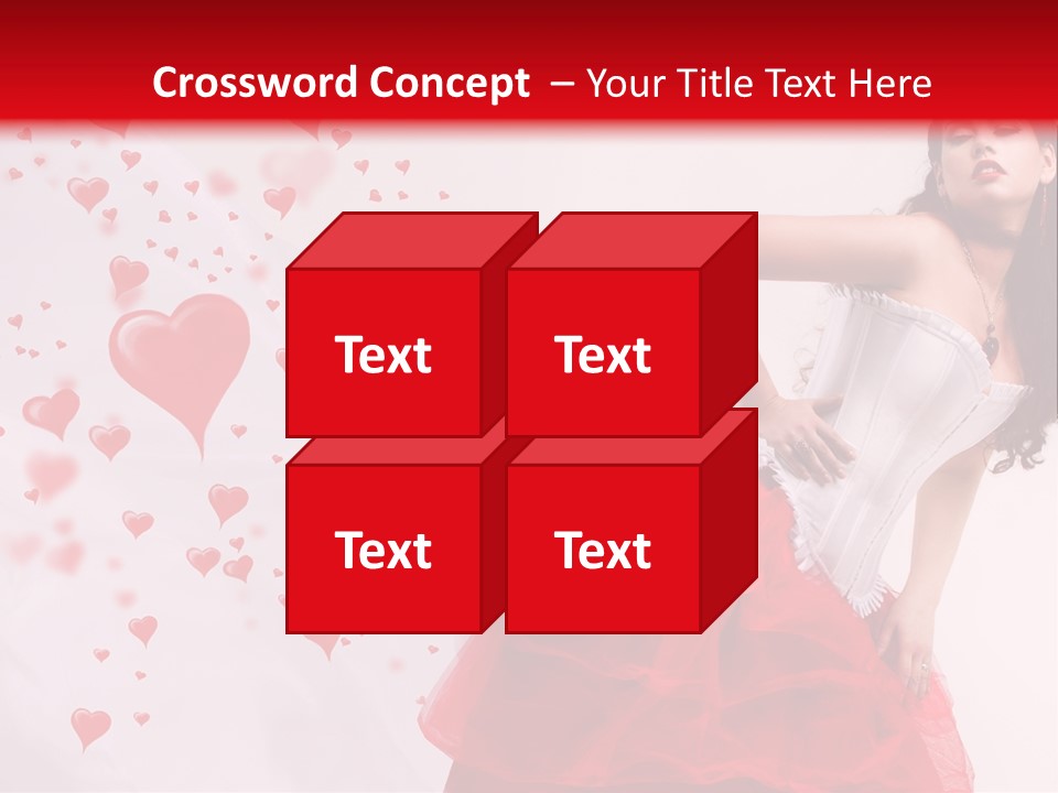 Colour Romance Female PowerPoint Template