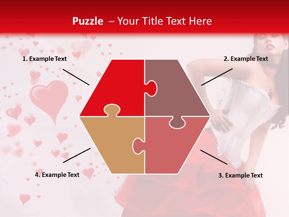 Colour Romance Female PowerPoint Template