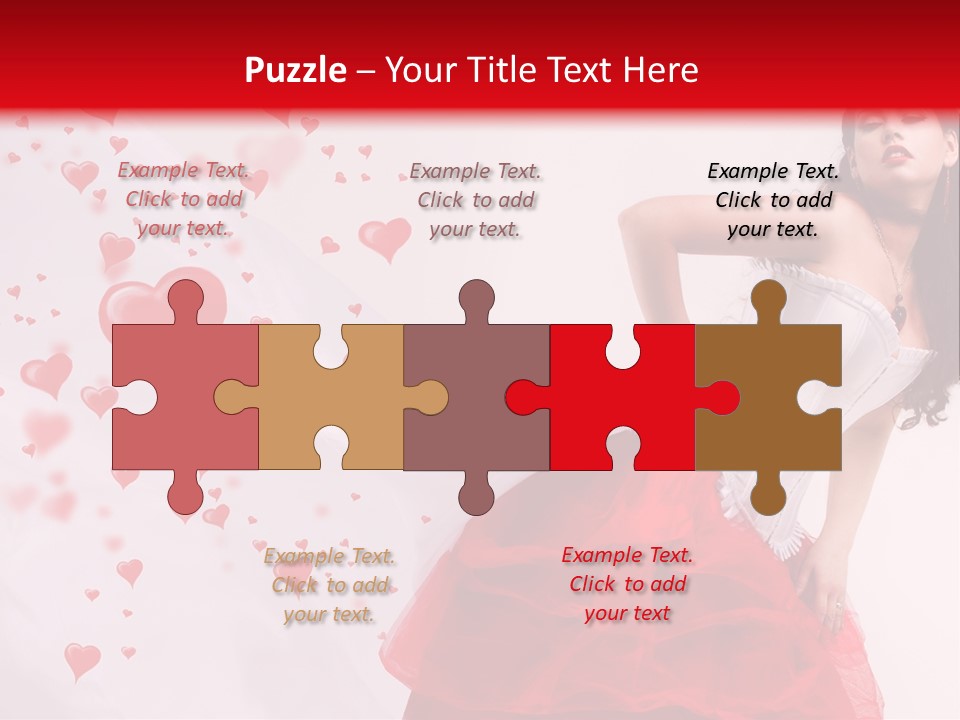 Colour Romance Female PowerPoint Template
