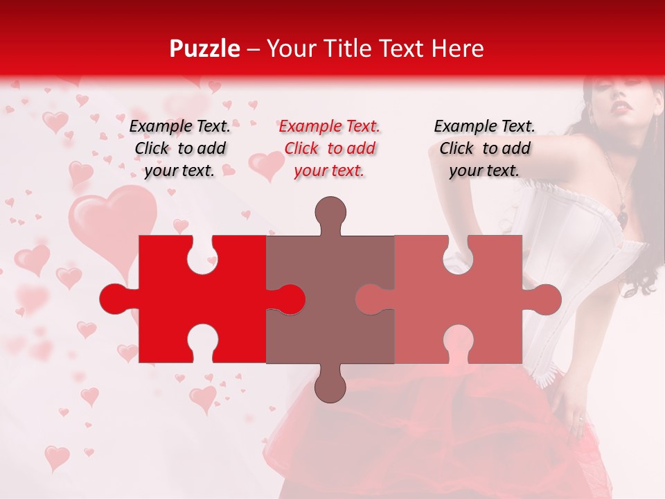 Colour Romance Female PowerPoint Template