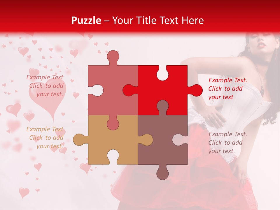 Colour Romance Female PowerPoint Template