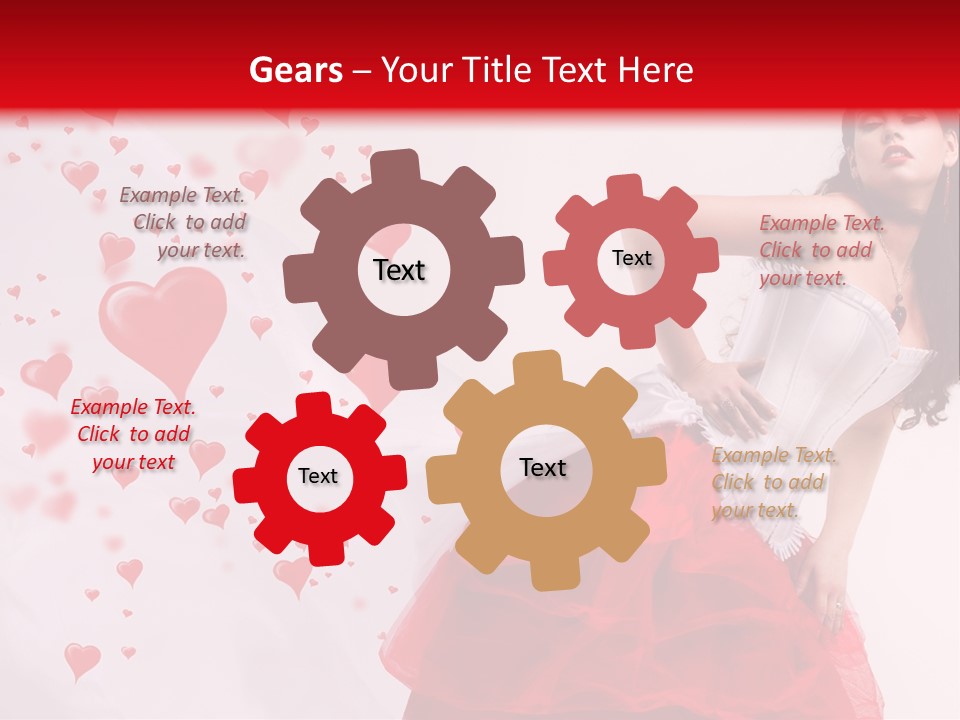 Colour Romance Female PowerPoint Template
