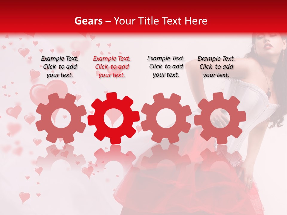 Colour Romance Female PowerPoint Template