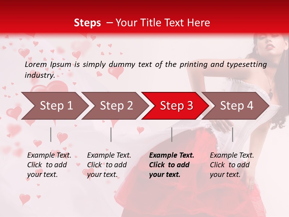 Colour Romance Female PowerPoint Template