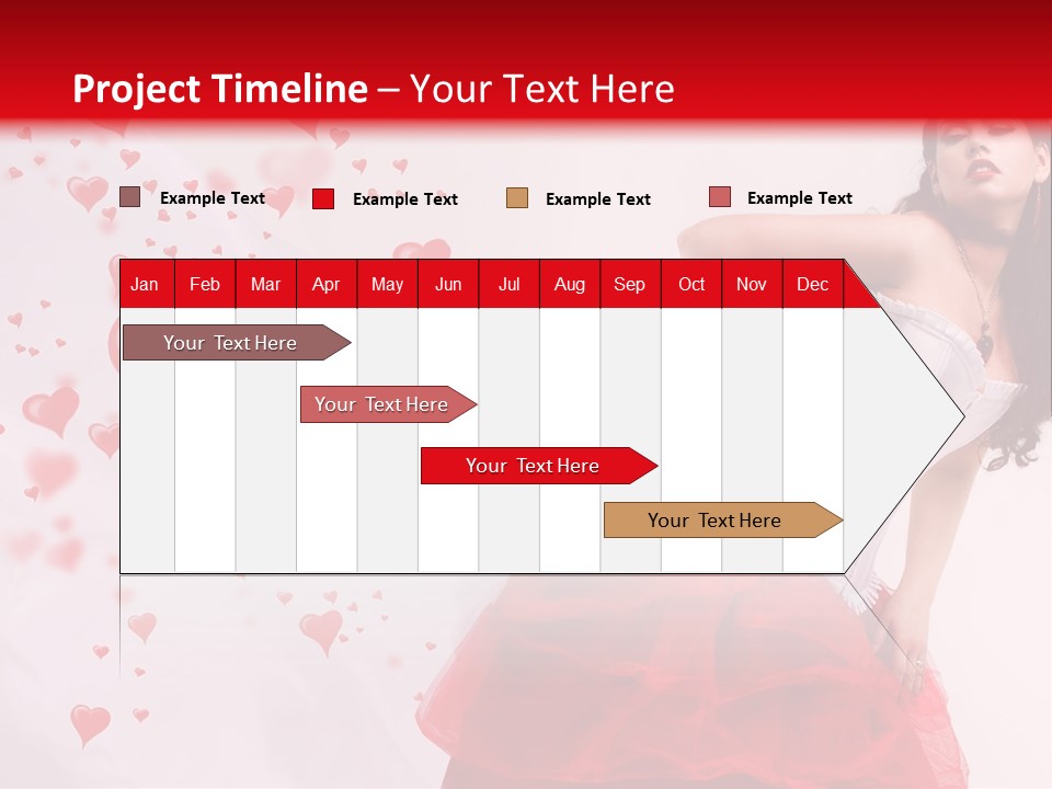 Colour Romance Female PowerPoint Template