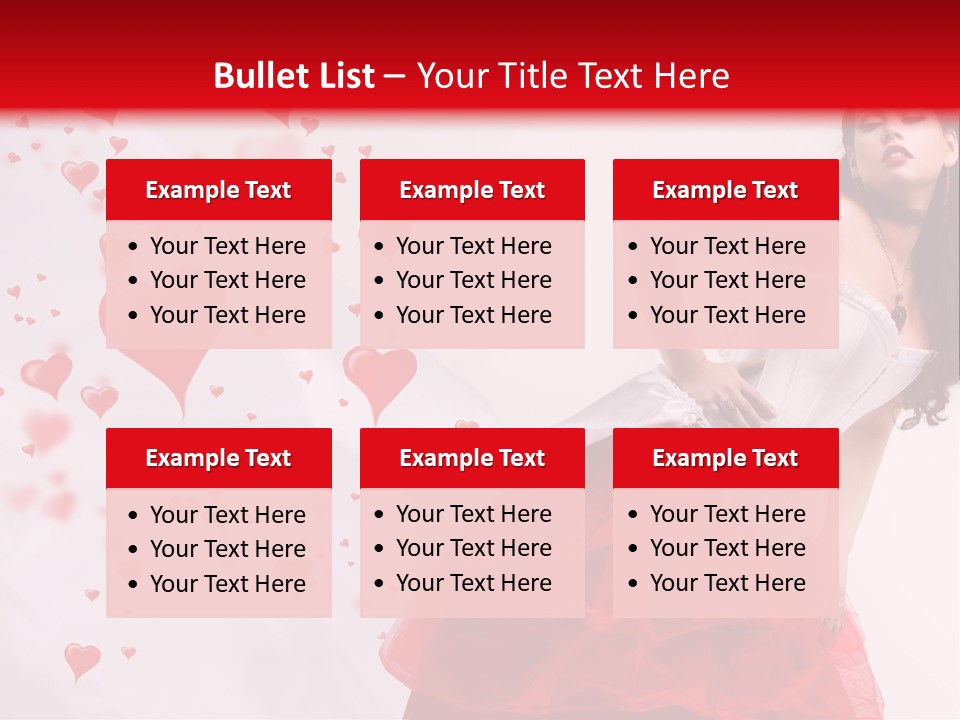 Colour Romance Female PowerPoint Template