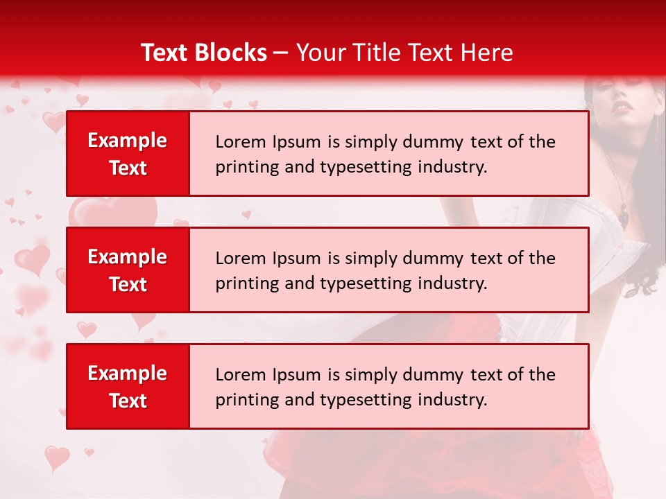 Colour Romance Female PowerPoint Template