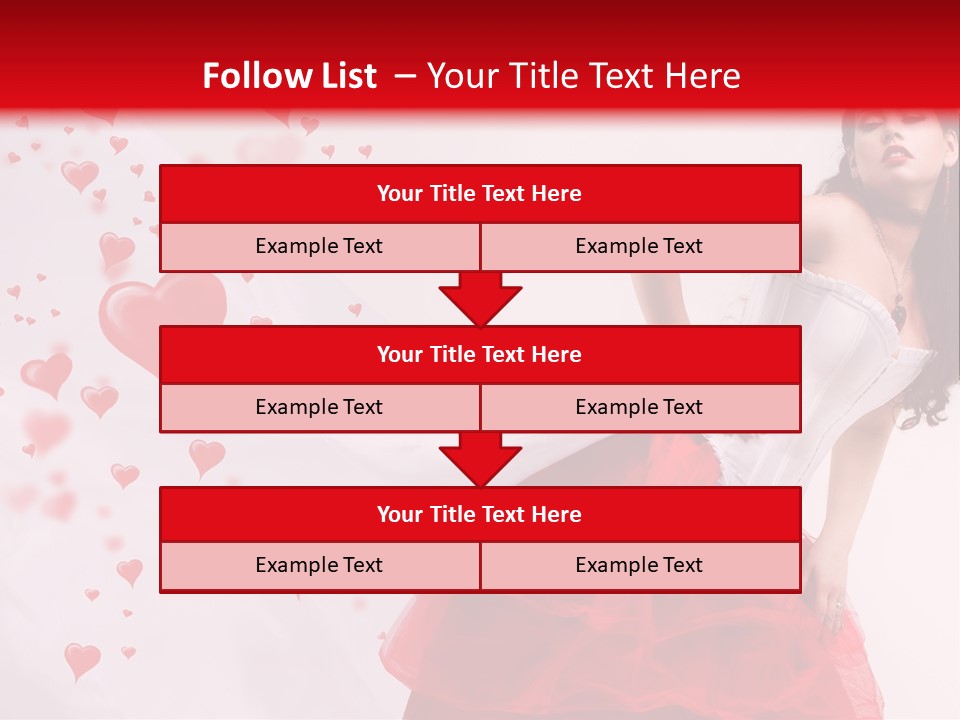Colour Romance Female PowerPoint Template