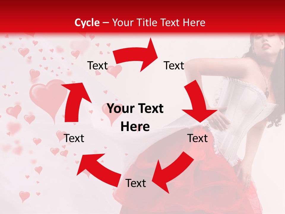 Colour Romance Female PowerPoint Template