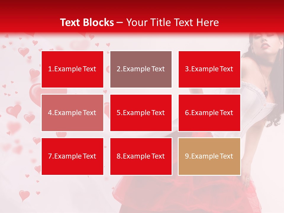 Colour Romance Female PowerPoint Template