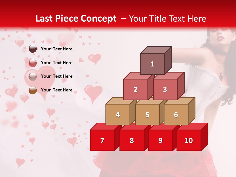 Colour Romance Female PowerPoint Template