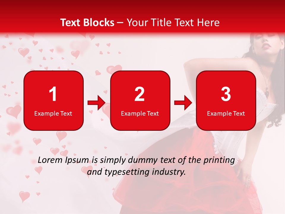 Colour Romance Female PowerPoint Template